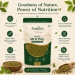 Annora Fresh Green Moong Beans (Whole Green Gram) | Premium Quality | Unpolished | High Protein & Fiber | 1 kg - Image 2