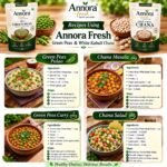 White Kabuli Chana ( White Chickpeas) 1kg & Dry Green Peas (Green Matar) 1kg– Combo of 2 - Image 3