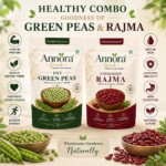 Green Unpolished Rajma 1kg & Dry Green Peas 1kg – Combo of 2 - Image 2
