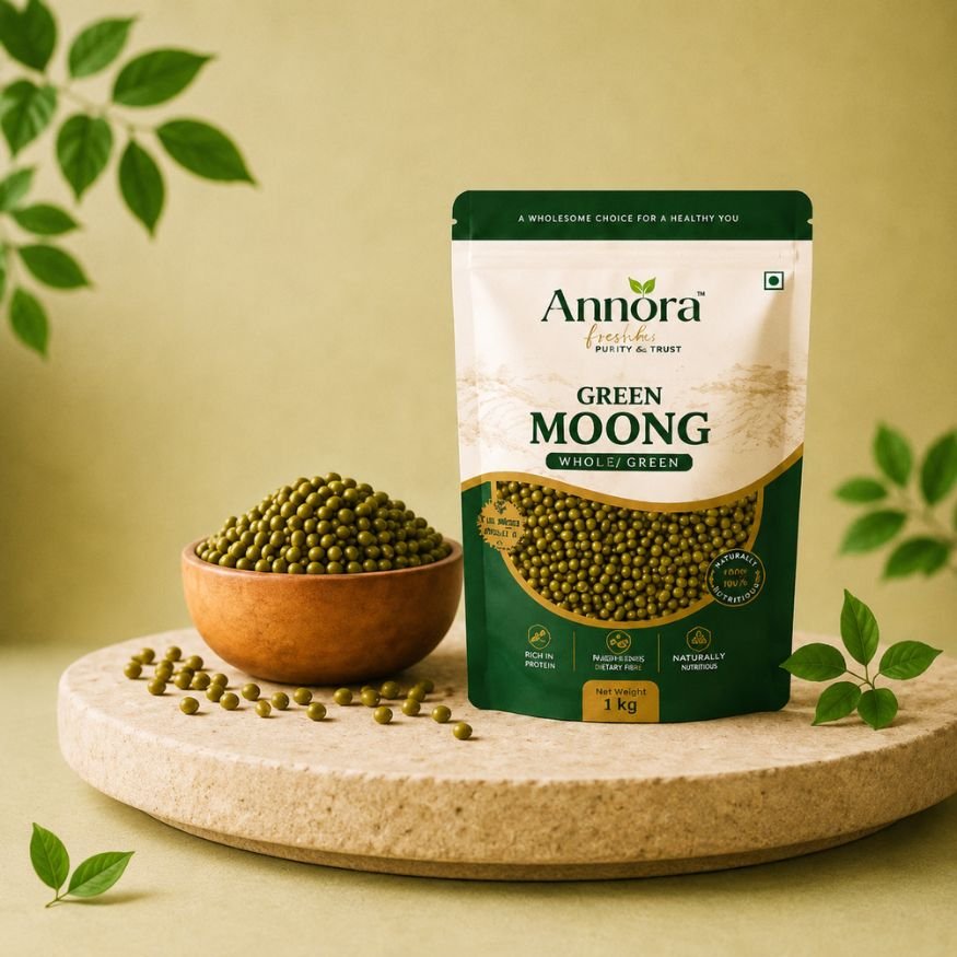 Fresh Green Moong Beans